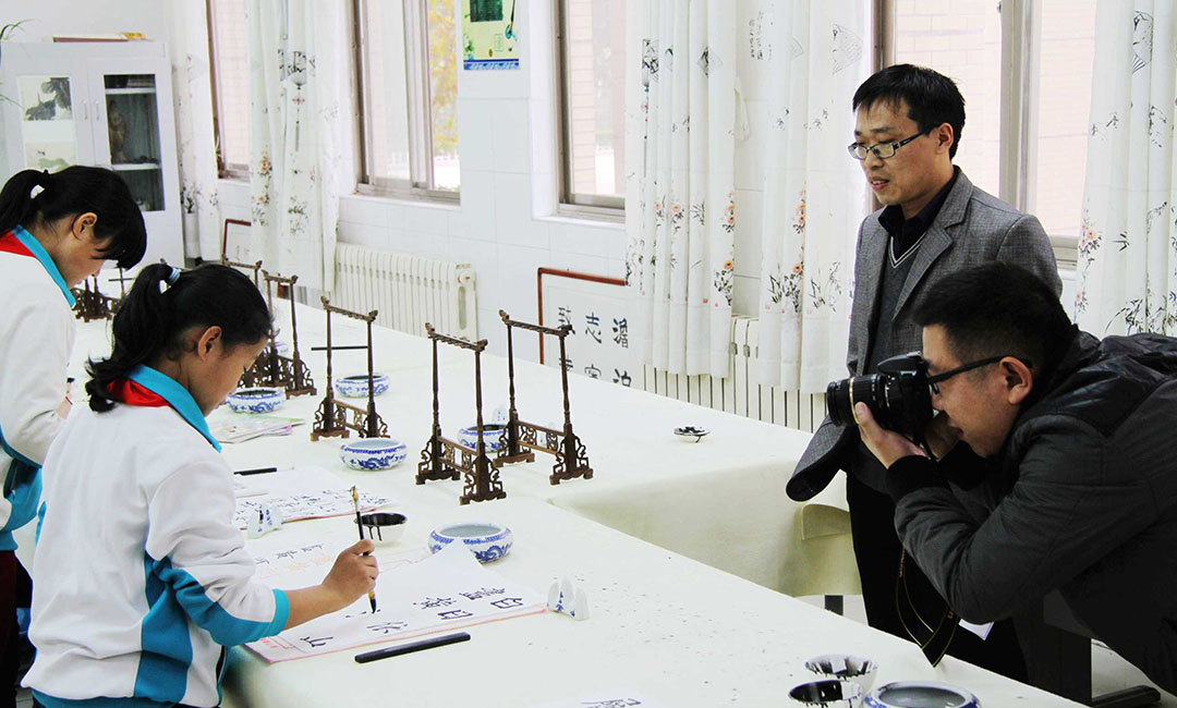 阿勒泰常州书法教育微网站开发案例